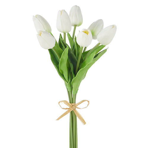 Real Touch White Tulip Bundle