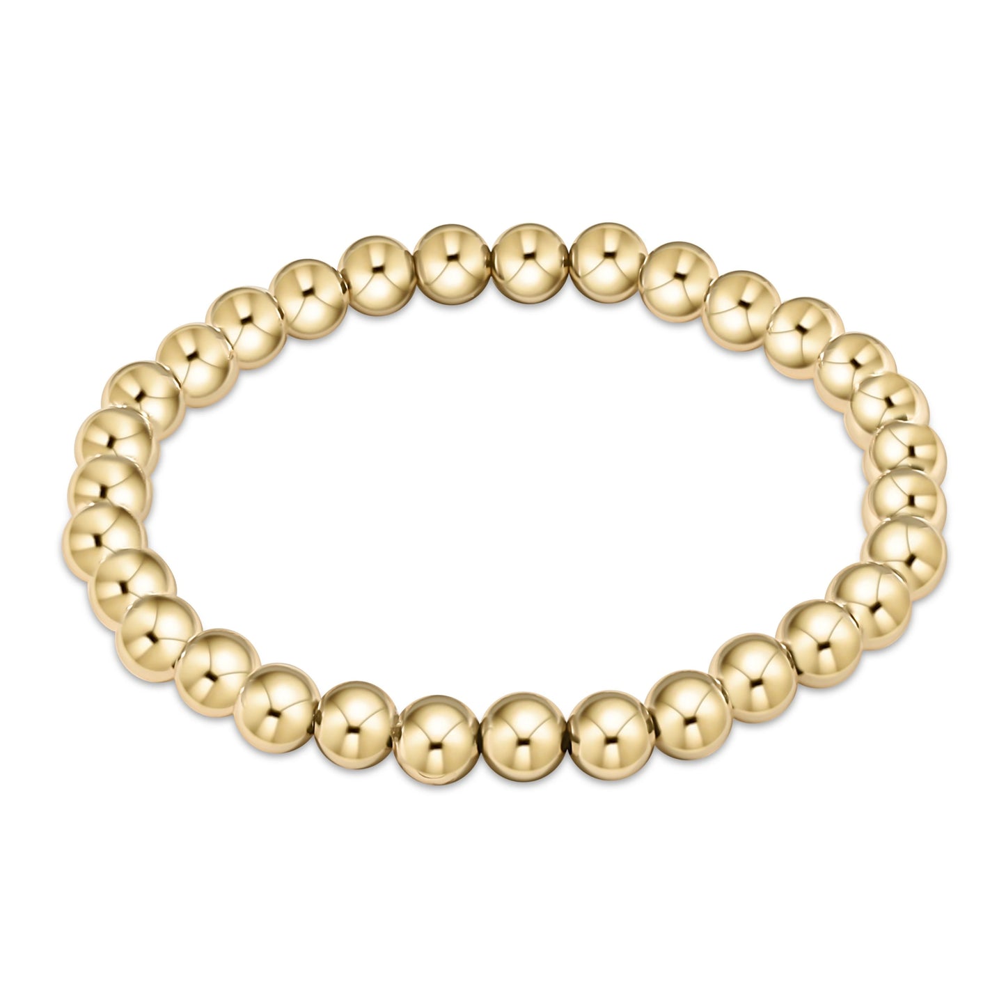 ENEWTON - Classic Gold 6mm Bead Bracelet