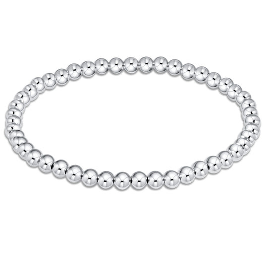 Classic Sterling 4mm bead bracelet