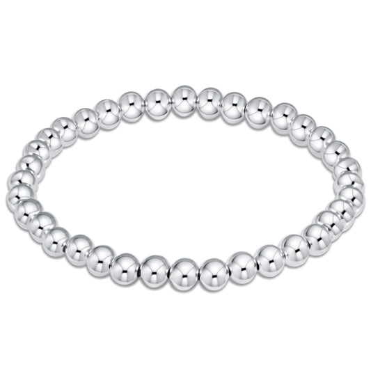 Classic Sterling 5mm bead bracelet