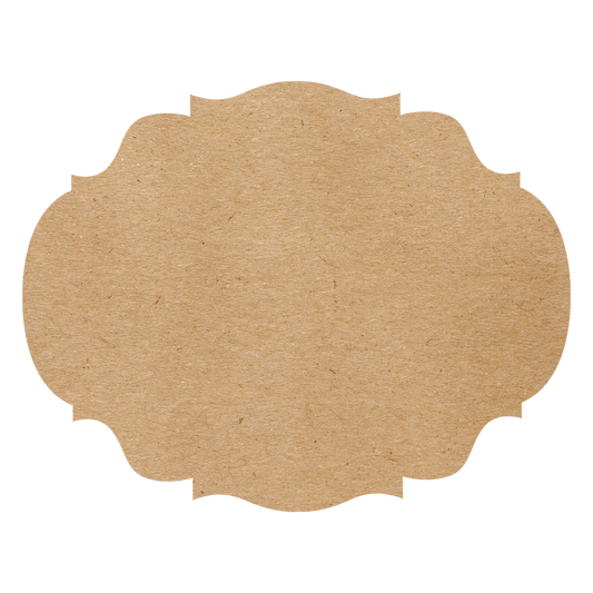 Kraft Paper French Frame Placemat