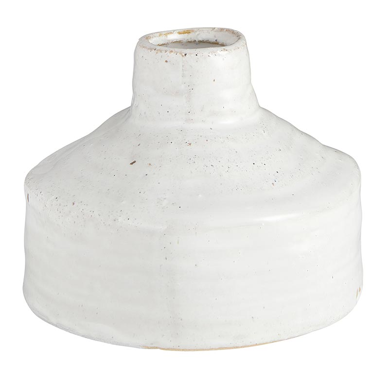 Wide Top Organic Vase