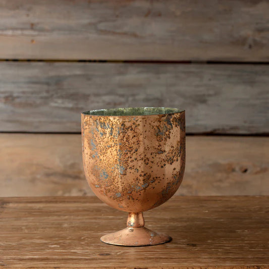 ANTIQUE COPPER CHALICE LARGE