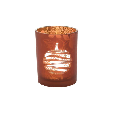 Pumpkin Glass Container