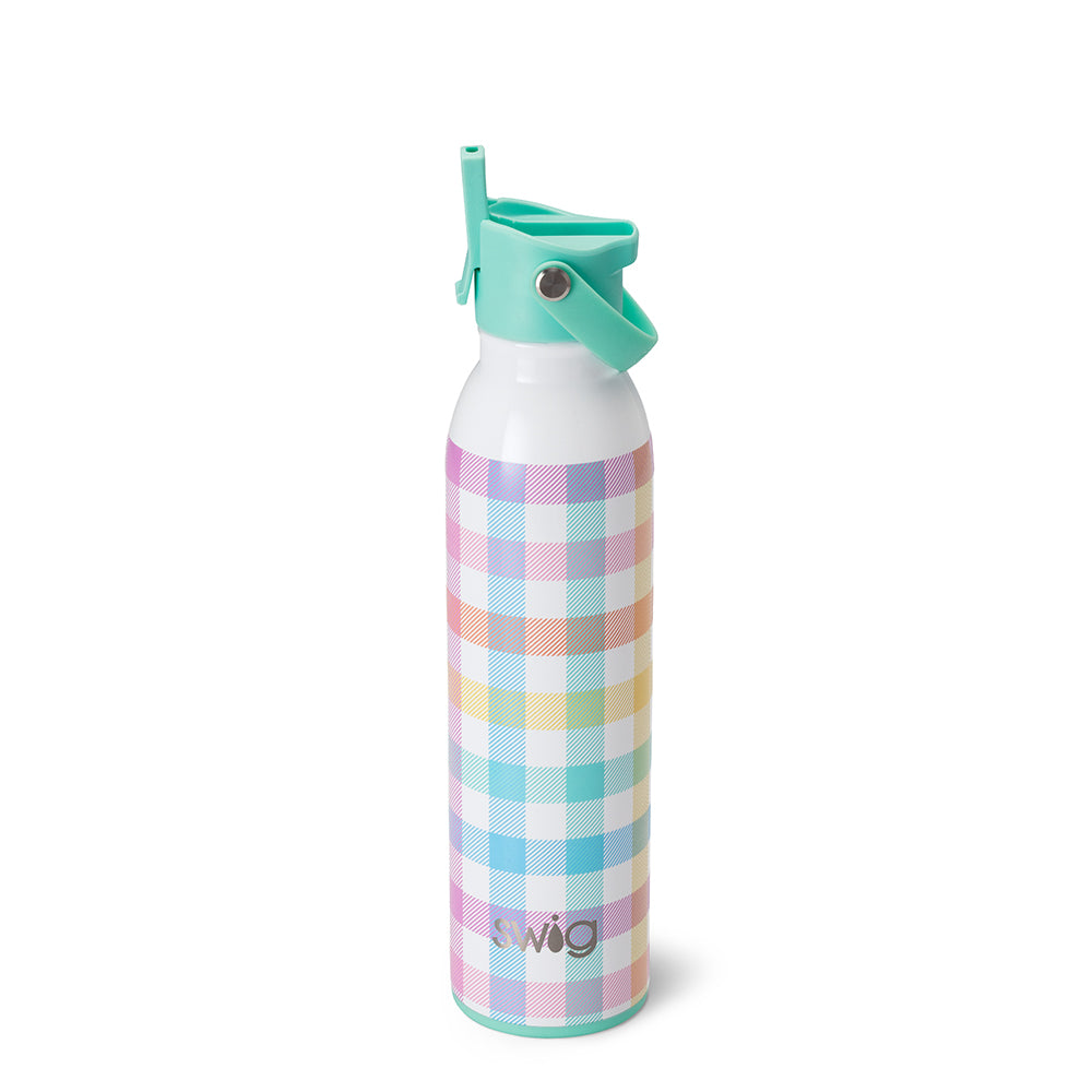 PRETTY IN PLAID FLIP + SIP WATER BOTTLE (20OZ)