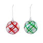 Stripe Glass Ball Ornament