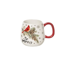 Be Merry Cardinal Mug