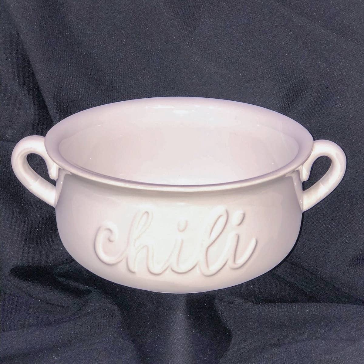 Chili Double Handle Bowl - White 7x2.75x5.5