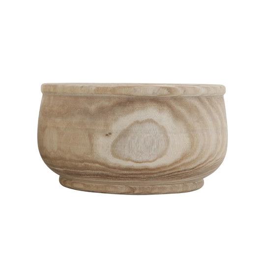 Paulownia Wood Planter 14" round