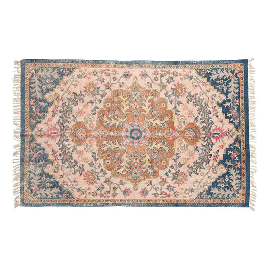 Distressed Print Rug