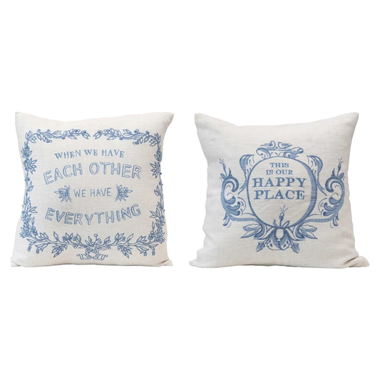 Pillow with Saying