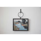 Metal Framed Landscape Wall Decor w/Bracket