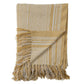 Woven Recycled Cotton Throw & Tassels