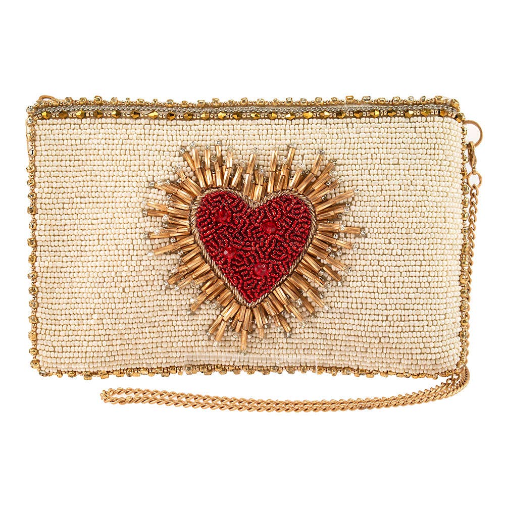 Heart Burst Crossbody Phone Bag