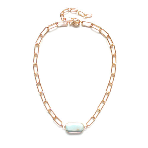 NECKLACE CREW AMAZONITE