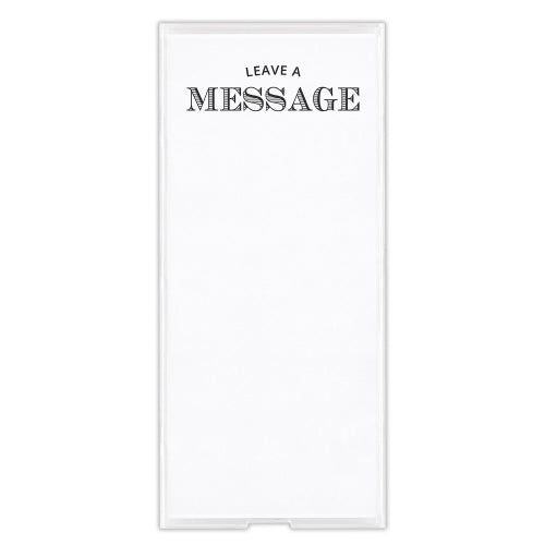 Acrylic + Paper Fill - Leave A Message