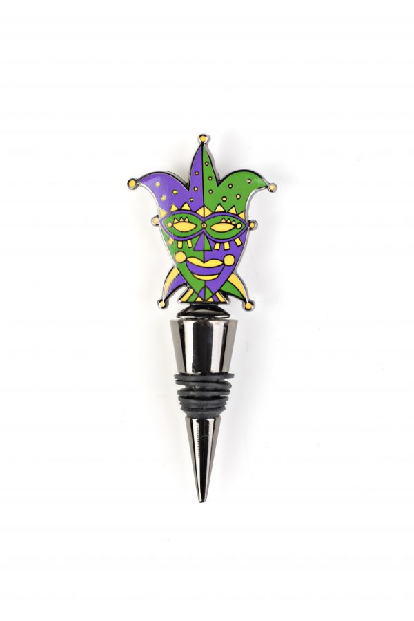 Wine Stopper Mardi Gras